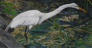 Scylla Becomes the Egret: Painting